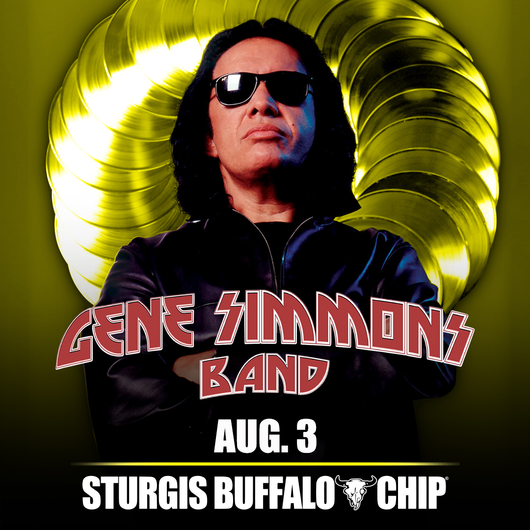 Gene Simmons at the BuffaloChip 2025